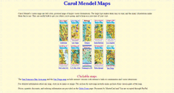 Desktop Screenshot of carolmendelmaps.com